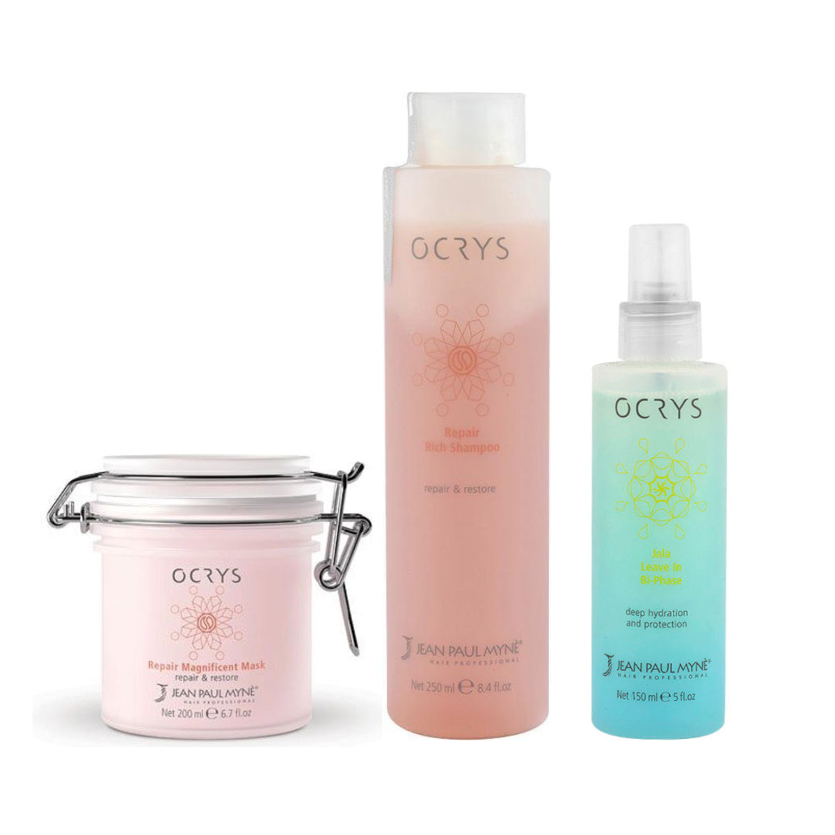 Repair Hair Set - Repair Shampoo + Repair Mask + Hair UV procetion spray